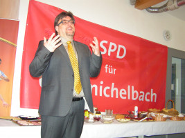Gastredner: Der SPD Landratskandidat Frank Bauer